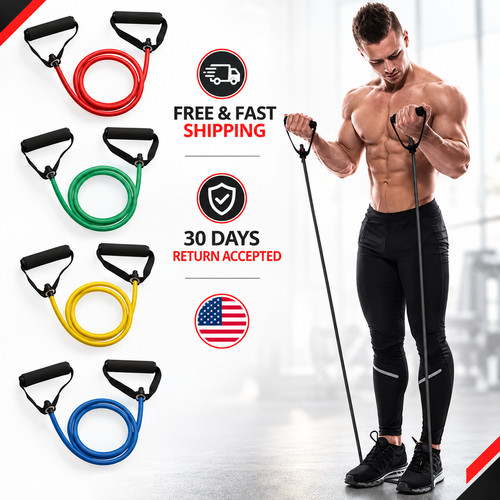 Resistance bands with handles - resistance,